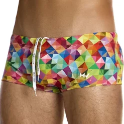 Modus Vivendi Shortys De Bain|Boxers De Bain-Boxer de Bain Rainbow