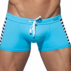 Addicted Maillots De Bain Push Up|Boxers De Bain-Boxer de Bain Sailor Colored Turquoise
