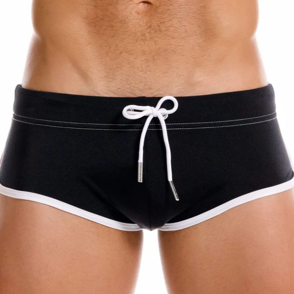 JOR Shortys De Bain|Boxers De Bain-Boxer de Bain Vintage Noir