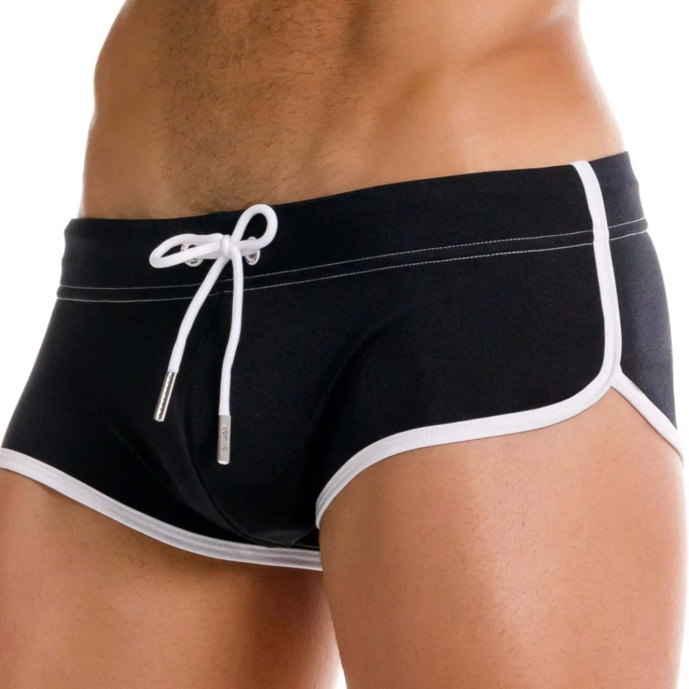 JOR Shortys De Bain|Boxers De Bain-Boxer de Bain Vintage Noir