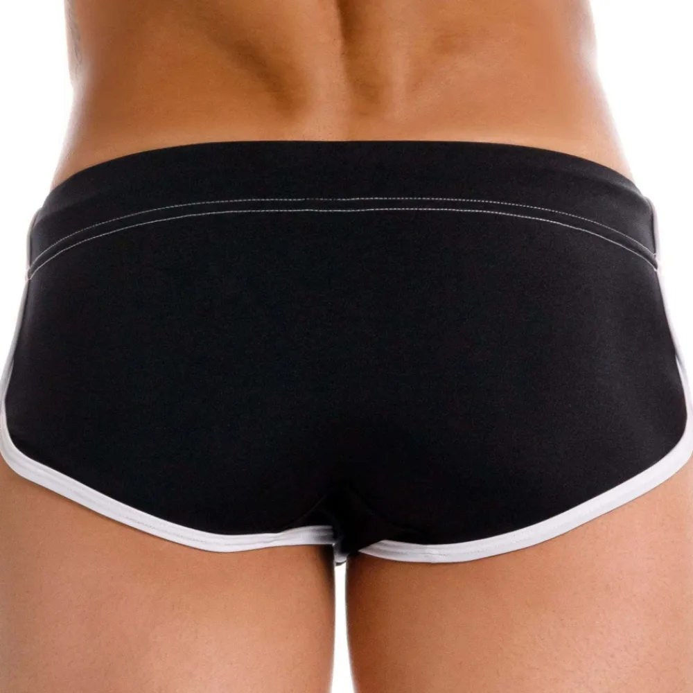 JOR Shortys De Bain|Boxers De Bain-Boxer de Bain Vintage Noir