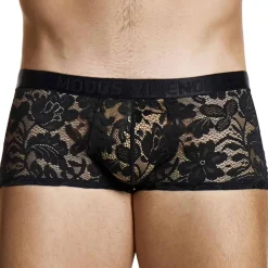 Modus Vivendi Boxers Sexy-Boxer Dentelle Florale Noir