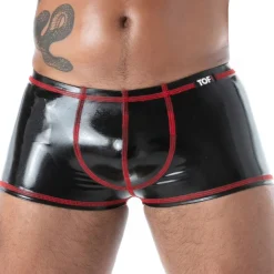 TOF Paris Boxers Sexy-Boxer en Latex Seconde Peau Noir