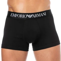 Emporio Armani Boxers-Boxer Essential Coton Noir