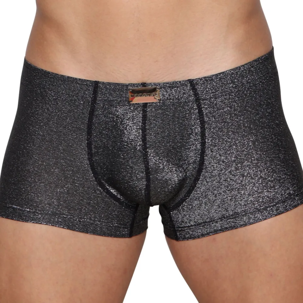 Marcuse Boxers Sexy|Push Up-Boxer Glisten Noir - Argent