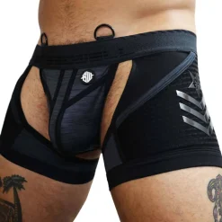 Breedwell Jockstraps|Boxers Sexy-Boxer Jock Chock Cockpit Noir