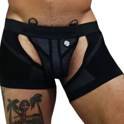Breedwell Jockstraps|Boxers Sexy-Boxer Jock Chock Cockpit Noir