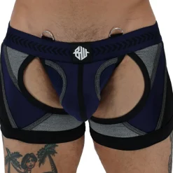Breedwell Jockstraps|Boxers Sexy-Boxer Jock Chock Mister Luxe Bleu Marine