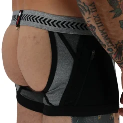 Breedwell Jockstraps|Boxers Sexy-Boxer Jock Chock Mister Luxe Gris Chiné