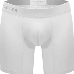 Clever Sous-Vêtements Sport|Boxers-Boxer Long Classic Match Microfibre Blanc