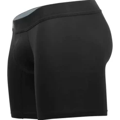 Clever Sous-Vêtements Sport|Boxers-Boxer Long Classic Match Microfibre Noir