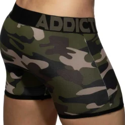 Addicted Boxers-Boxer Long Sans Couture Camouflage