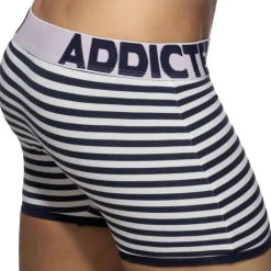 Addicted Boxers-Boxer Long Sans Couture Marinière