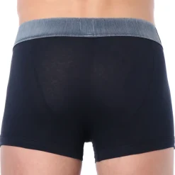 Emporio Armani Boxers-Boxer Megalogo Coton Bleu Marine