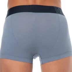 Emporio Armani Boxers-Boxer Megalogo Coton Gris Pierre