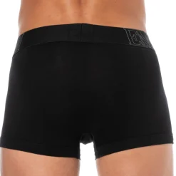 Emporio Armani Boxers-Boxer Megalogo Coton Noir