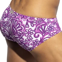 ES Collection Boxers Sexy|Shortys-Boxer Mini Fleurs Van Gogh Violet