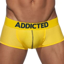 Addicted Sous-Vêtements Push Up|Push Up-Boxer Push Up Mesh Jaune