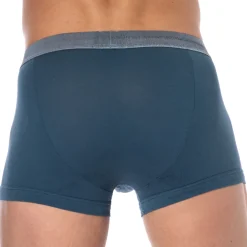 Emporio Armani Boxers-Boxer Shiny Logoband Bleu