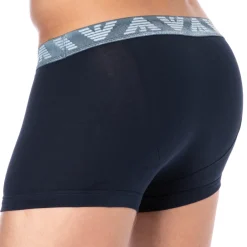 Emporio Armani Boxers-Boxer Shiny Logoband Marine - Aigle