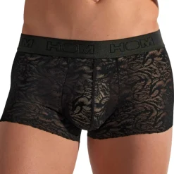HOM Boxers Sexy-Boxer Temptation Free Cut Lace Noir