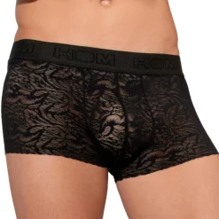 HOM Boxers Sexy-Boxer Temptation Free Cut Lace Noir