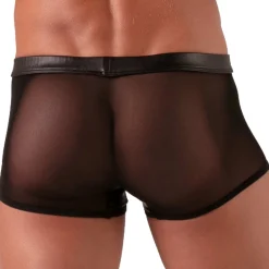 Absolu Male Boxers Sexy-Boxer Zipped Rebel Noir