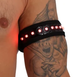 Breedwell Accessoires Sexy-Brassard LED Prismaglow Noir