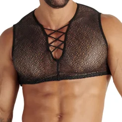 WOH Harnais-Brassière Mesh Night Universe Noire