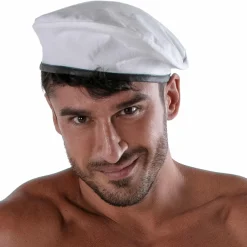 TOF Paris Accessoires De Mode-Béret Réversible Patriot Blanc - Kaki