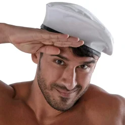 TOF Paris Accessoires De Mode-Béret Réversible Patriot Blanc - Kaki