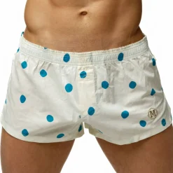 Marcuse Shorts / Caleçons-Caleçon Coton Pois Ivoire