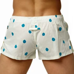 Marcuse Shorts / Caleçons-Caleçon Coton Pois Ivoire