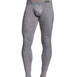 Modus Vivendi Caleçons Longs-Caleçon Long Mohair Gris Chiné