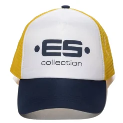 ES Collection Plage-Casquette Baseball Print Logo Marine