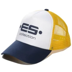 ES Collection Plage-Casquette Baseball Print Logo Marine