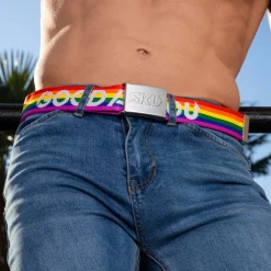 SKU Accessoires De Mode-Ceinture Good As You Arc-en-Ciel