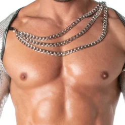 TOF Paris Accessoires Sexy-Chaînes Glitter Argent