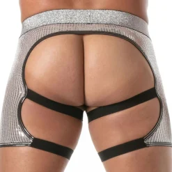 TOF Paris Accessoires Sexy-Chaps Glitter Argent