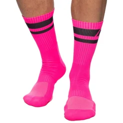 Addicted Chaussettes-Chaussettes AD Neon Rose Fluo