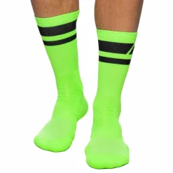 Addicted Chaussettes-Chaussettes AD Neon Vert Fluo