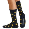 Garçon Français Chaussettes-Chaussettes Basses Canard Bleu Marine