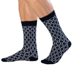 Garçon Français Chaussettes-Chaussettes Basses Cercle Bleu Marine