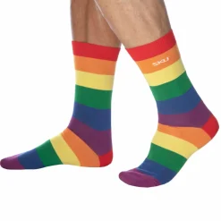 SKU Chaussettes-Chaussettes Basses Coton Rainbow
