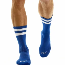 Modus Vivendi Chaussettes-Chaussettes Basses Football Bleu Roi