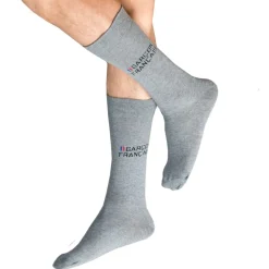 Garçon Français Chaussettes-Chaussettes Grises