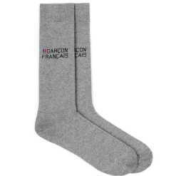 Garçon Français Chaussettes-Chaussettes Grises