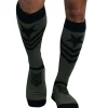 Breedwell Chaussettes-Chaussettes Hautes Cockpit Kaki