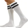 Modus Vivendi Chaussettes-Chaussettes Hautes Football Blanches