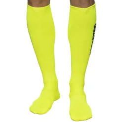 Addicted Chaussettes-Chaussettes Hautes Neon Jaune Fluo